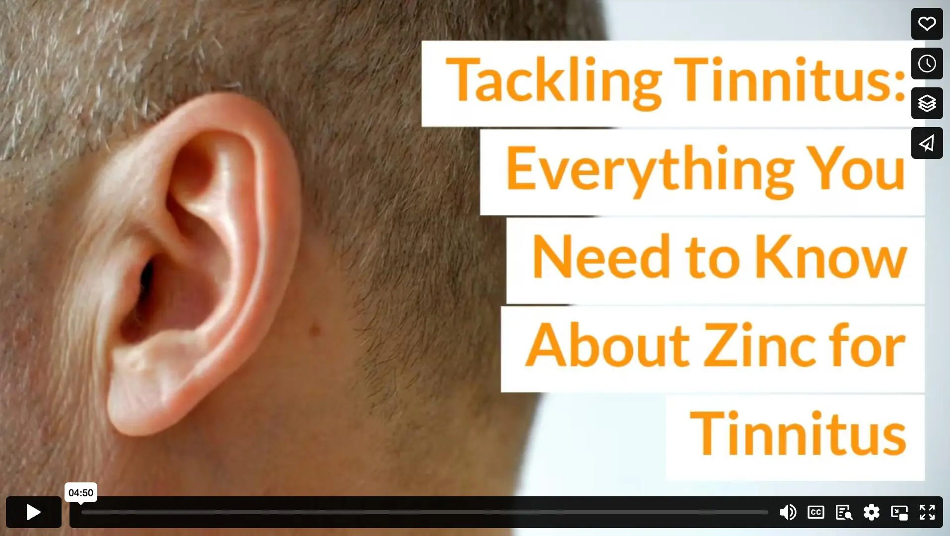 Tackling Tinnitus: Everything You Need to Know About Zinc for Tinnitus